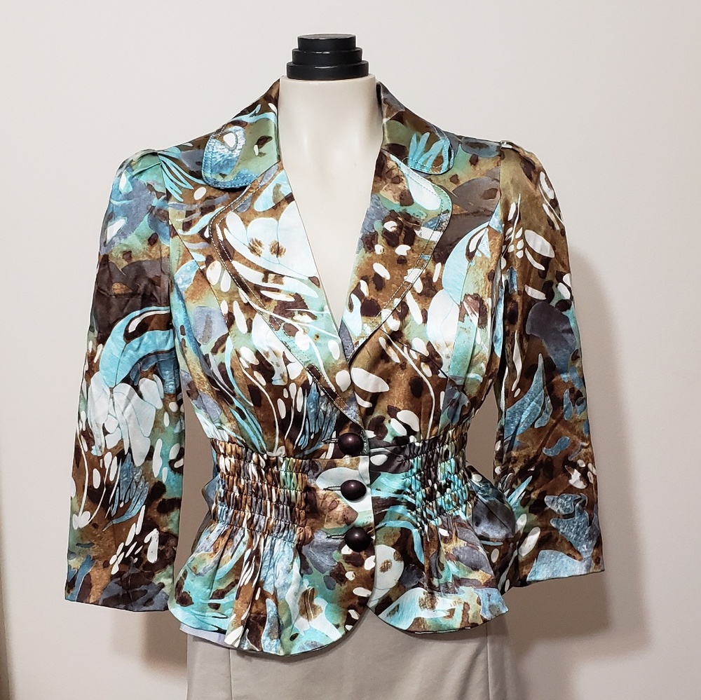 Alberto Makali silk blazer jacket 8